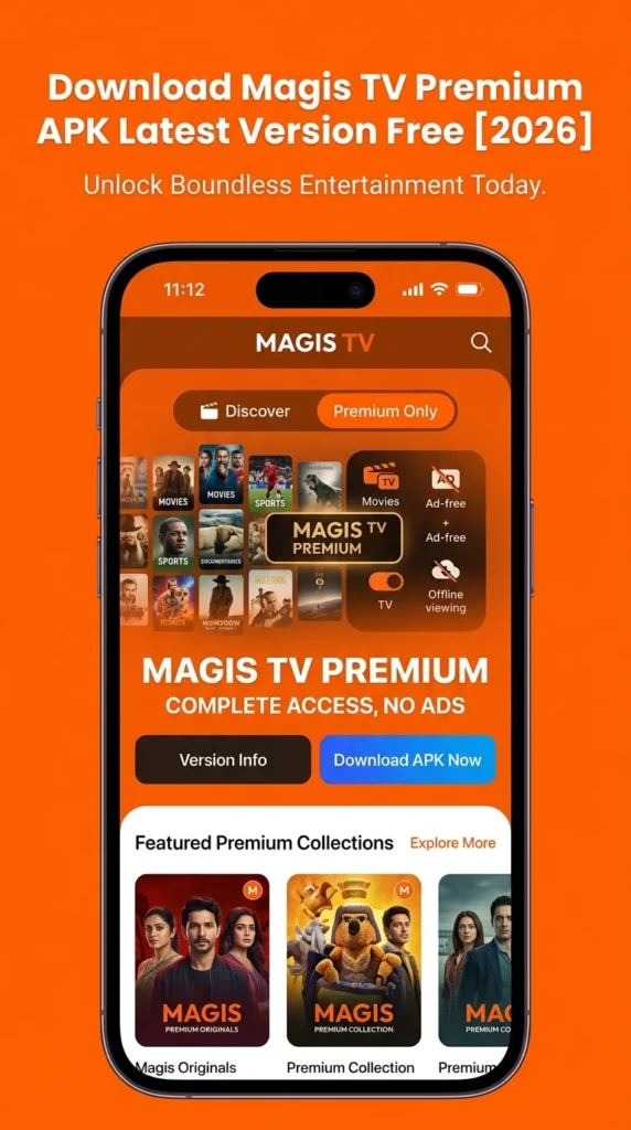 Magis TV Premium APK mobile screenshot