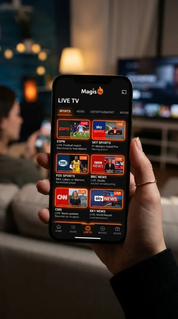 magis tv app screenshots